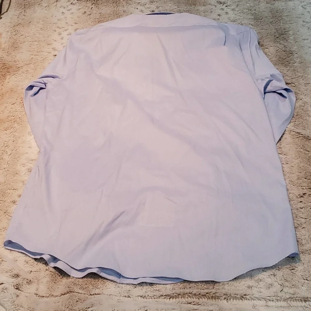 Lauren Ralph Lauren Classic Fit Light Blue Dress Shirt Size 16 32/33 NWT - Picture 7 of 7